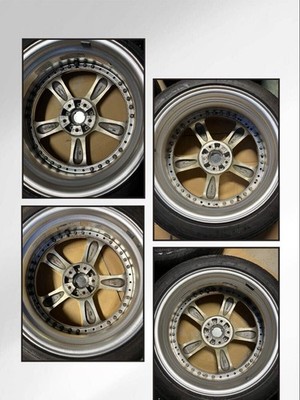 JDM ZAUBER GETTIN 3P 4wheels no tire 18x8.5+35 9+38 5x114.3 Offset Measured - Image 6