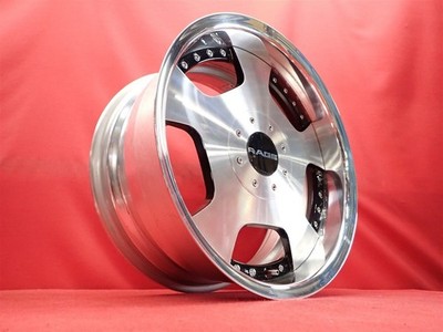 JDM Out of print rare deep-dish RAGE dish aluminum wheels used 4Book 8 No Tires - Image 2