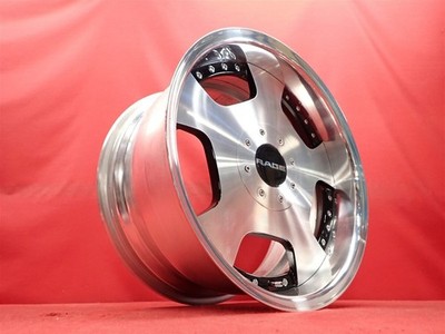 JDM Out of print rare deep-dish RAGE dish aluminum wheels used 4Book 8 No Tires - Image 3