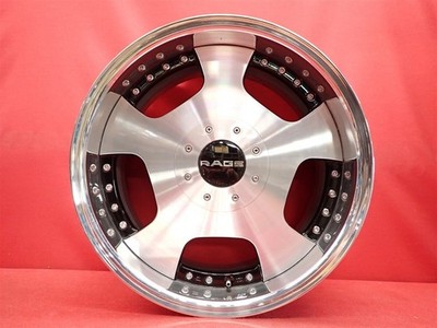 JDM Out of print rare deep-dish RAGE dish aluminum wheels used 4Book 8 No Tires - Image 5