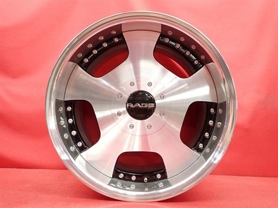 JDM Out of print rare deep-dish RAGE dish aluminum wheels used 4Book 8 No Tires - Image 7