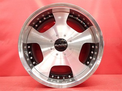 JDM Out of print rare deep-dish RAGE dish aluminum wheels used 4Book 8 No Tires - Image 8