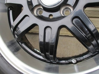 JDM Rare black cup deep rims 15-inch 4-lug 100mm 5j 45mm 165/55R15 for No Tires - Image 7
