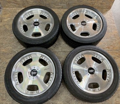 JDM RareZAUBER Dish Wheels 178.5J +38 9.5J +45 PCD114.3 5-hole 5H Out No Tires