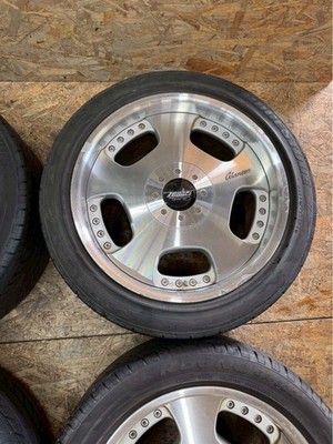 JDM RareZAUBER Dish Wheels 178.5J +38 9.5J +45 PCD114.3 5-hole 5H Out No Tires - Image 4