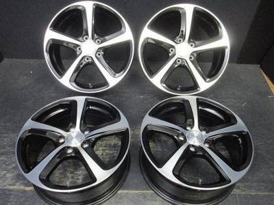JDM Balmina ZR5 7J-17+53 114.3 Black Polished Goodyear EG Comfort 215/ No Tires - Image 2