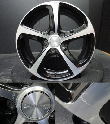 JDM Balmina ZR5 7J-17+53 114.3 Black Polished Goodyear EG Comfort 215/ No Tires - Image 6