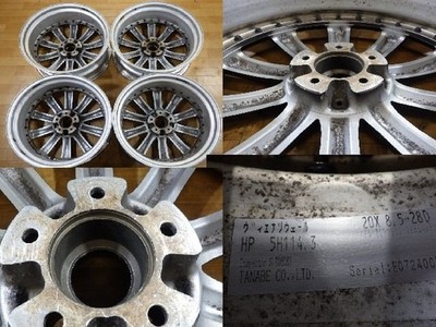 JDM SSR Vienna Zweil 3-piece wheels made in Japan 4Book 5H-114.3 208.5 No Tires - Image 6