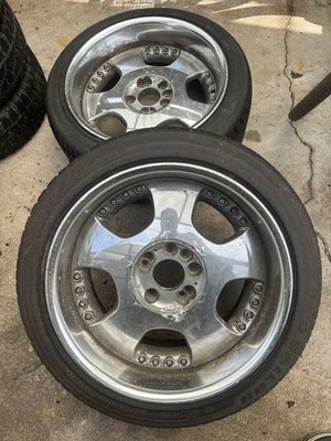 JDM Work Euroline 17-inch 9J +10 deep rim 2Book No Tires
