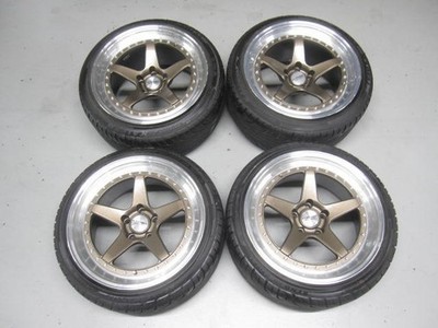 JDM KYOWA Racing KR1131 Bronze wheels 9J+10/10J+15 PCD114.3 185-hole c No Tires
