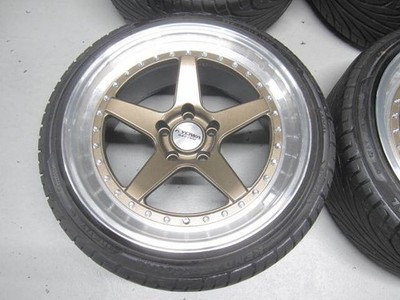 JDM KYOWA Racing KR1131 Bronze wheels 9J+10/10J+15 PCD114.3 185-hole c No Tires - Image 4