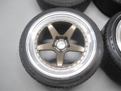 JDM KYOWA Racing KR1131 Bronze wheels 9J+10/10J+15 PCD114.3 185-hole c No Tires - Image 6