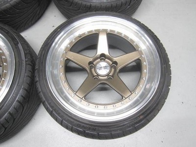 JDM KYOWA Racing KR1131 Bronze wheels 9J+10/10J+15 PCD114.3 185-hole c No Tires - Image 7