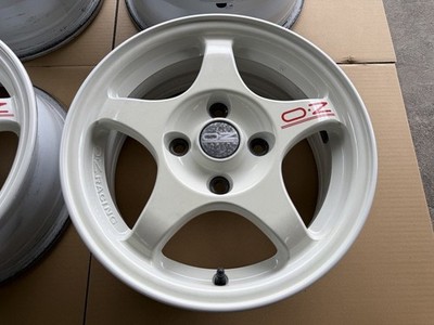 JDM No curb rash. 4Book Mitsubishi Lancer Evolution III Genuine OZ 6J No Tires - Image 2