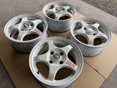JDM No curb rash. 4Book Mitsubishi Lancer Evolution III Genuine OZ 6J No Tires - Image 6