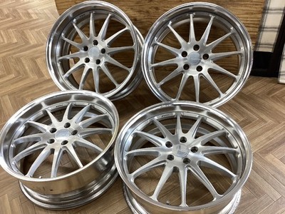 JDM WORK GNOSIS HS201 208.5J 5/114.3 +38/+28 BRU Used Set of 4 Wheels No Tires