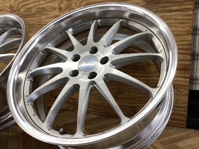 JDM WORK GNOSIS HS201 208.5J 5/114.3 +38/+28 BRU Used Set of 4 Wheels No Tires - Image 2
