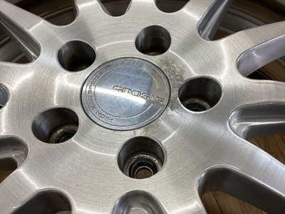 JDM WORK GNOSIS HS201 208.5J 5/114.3 +38/+28 BRU Used Set of 4 Wheels No Tires - Image 3
