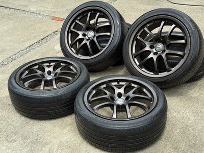 JDM Rare V35 Skyline Genuine OP Rays forging Titaniumcolor Infinity G3 No Tires
