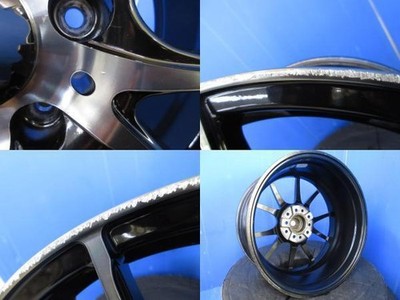 JDM Mazda3 BP series 4Book WedsSport 177.5J aluminum wheels black 5H P No Tires - Image 7
