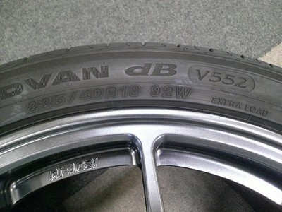 JDM BBS RI-A RI-A021 18x7.5J +48 PCD100 5H DB 225/40R18 Prius Corolla No Tires - Image 8