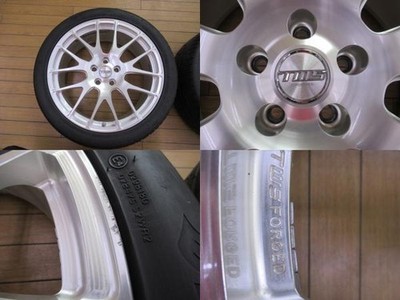 JDM Audi Q2 Beetle aftermarket alloy wheels TWS Exlite 107M 198.0J +45 No Tires - Image 3