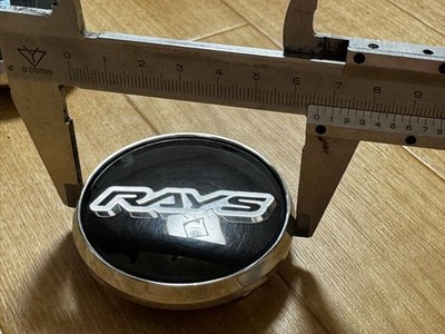 JDM RAYS Rays Center Cap 4-Individual Set Black Aftermarket Parts No Tires - Image 7
