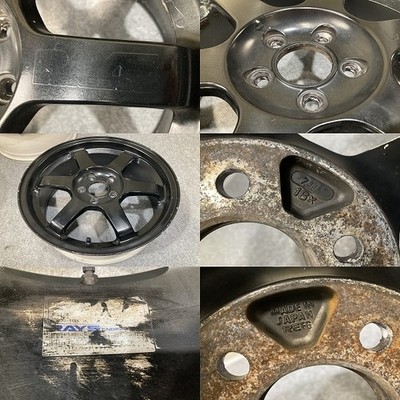 JDM Forging RAYS Rays VOLK RACING TE37 167J +46 PCD100 5H 4-piece set No Tires - Image 2