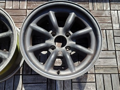 JDM Rare Watanabe 8-spoke 15-inch 7.5J 114.3 4-hole 2-book No Tires - Image 2