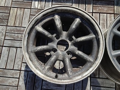 JDM Rare Watanabe 8-spoke 15-inch 7.5J 114.3 4-hole 2-book No Tires - Image 3