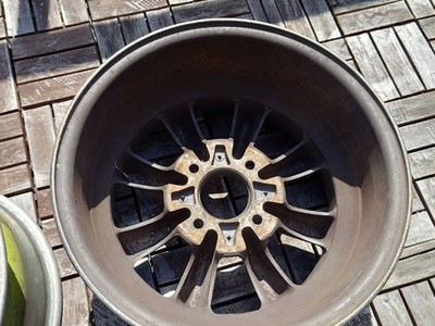 JDM Rare Watanabe 8-spoke 15-inch 7.5J 114.3 4-hole 2-book No Tires - Image 5