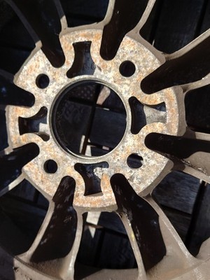 JDM Rare Watanabe 8-spoke 15-inch 7.5J 114.3 4-hole 2-book No Tires - Image 6