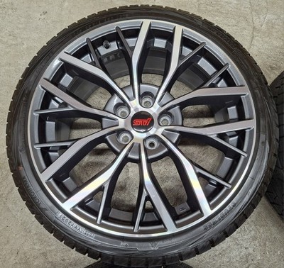 JDM Subaru WRX STI Final Edition Genuine Wheels & Tires 4Book Yokohama No Tires - Image 4