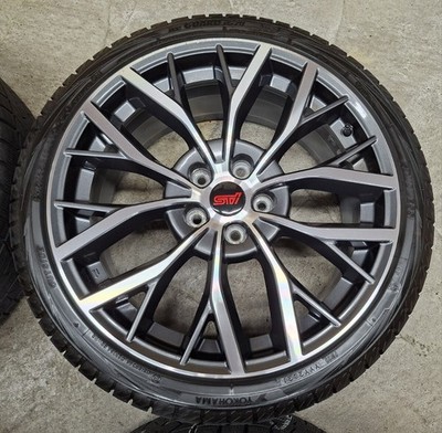 JDM Subaru WRX STI Final Edition Genuine Wheels & Tires 4Book Yokohama No Tires - Image 5
