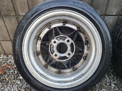 JDM Longchamp XR-7 4-wheel set no tire 14x6.5+8 4x114.3 offset measure No Tires - Image 6