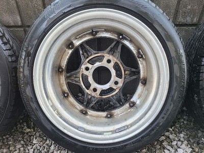 JDM Longchamp XR-7 4-wheel set no tire 14x6.5+8 4x114.3 offset measure No Tires - Image 8