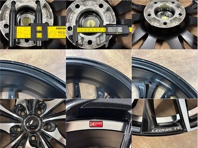 JDM weds Leonis TE 4Book 188J +42 PCD114.3 5H Wheel only 80341HWED No Tires - Image 8