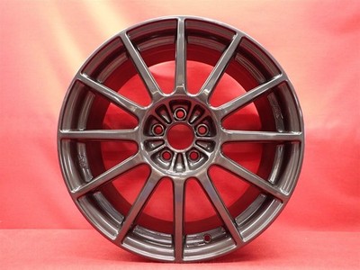 JDM Lightweight STi 12-Book Spoke Used Aluminum Wheels 4-Book 7.5J 18- No Tires - Image 4
