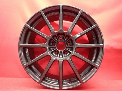JDM Lightweight STi 12-Book Spoke Used Aluminum Wheels 4-Book 7.5J 18- No Tires - Image 5