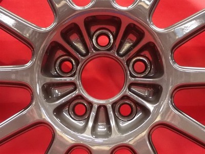 JDM Lightweight STi 12-Book Spoke Used Aluminum Wheels 4-Book 7.5J 18- No Tires - Image 9