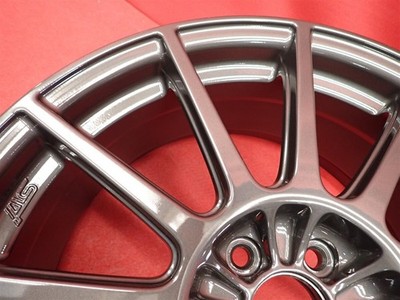 JDM Lightweight STi 12-Book Spoke Used Aluminum Wheels 4-Book 7.5J 18- No Tires - Image 10