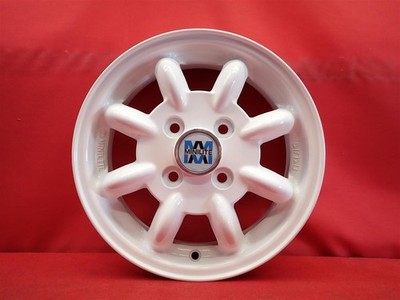 JDM Rare Subaru genuine MINILITE used aluminum wheel 4Book 4J 13 PCD10 No Tires - Image 5