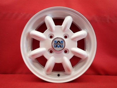 JDM Rare Subaru genuine MINILITE used aluminum wheel 4Book 4J 13 PCD10 No Tires - Image 6