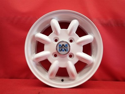 JDM Rare Subaru genuine MINILITE used aluminum wheel 4Book 4J 13 PCD10 No Tires - Image 7