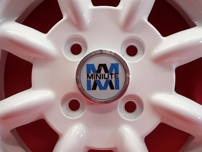 JDM Rare Subaru genuine MINILITE used aluminum wheel 4Book 4J 13 PCD10 No Tires - Image 9