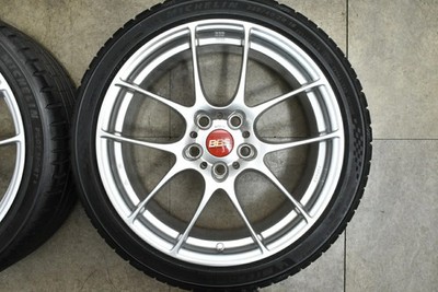 JDM Used BBS 4-Book Set 187.5J x 18 +51 PCD 112 225/40ZR18 92Y with Mi No Tires - Image 4