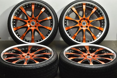 JDM Used WORK 4-Book set: 229.0J x 22 +29 10.5J x 22 +42 PCD 120 235/3 No Tires - Image 2