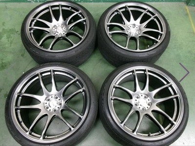 JDM WORK EMOTION CR kiwami 4wheels no tire 19x9.5+38 5x100 Huhb60