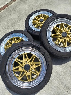 JDM Pickup only: WORK Equip 15-inch tire and wheel set 4 books No Tires