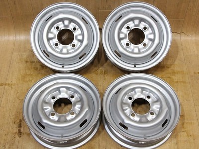 JDM B591 Old Car Rare Nissan Iron Wheels 12X3.5J+35 PCD114.3 80mm Hub No Tires